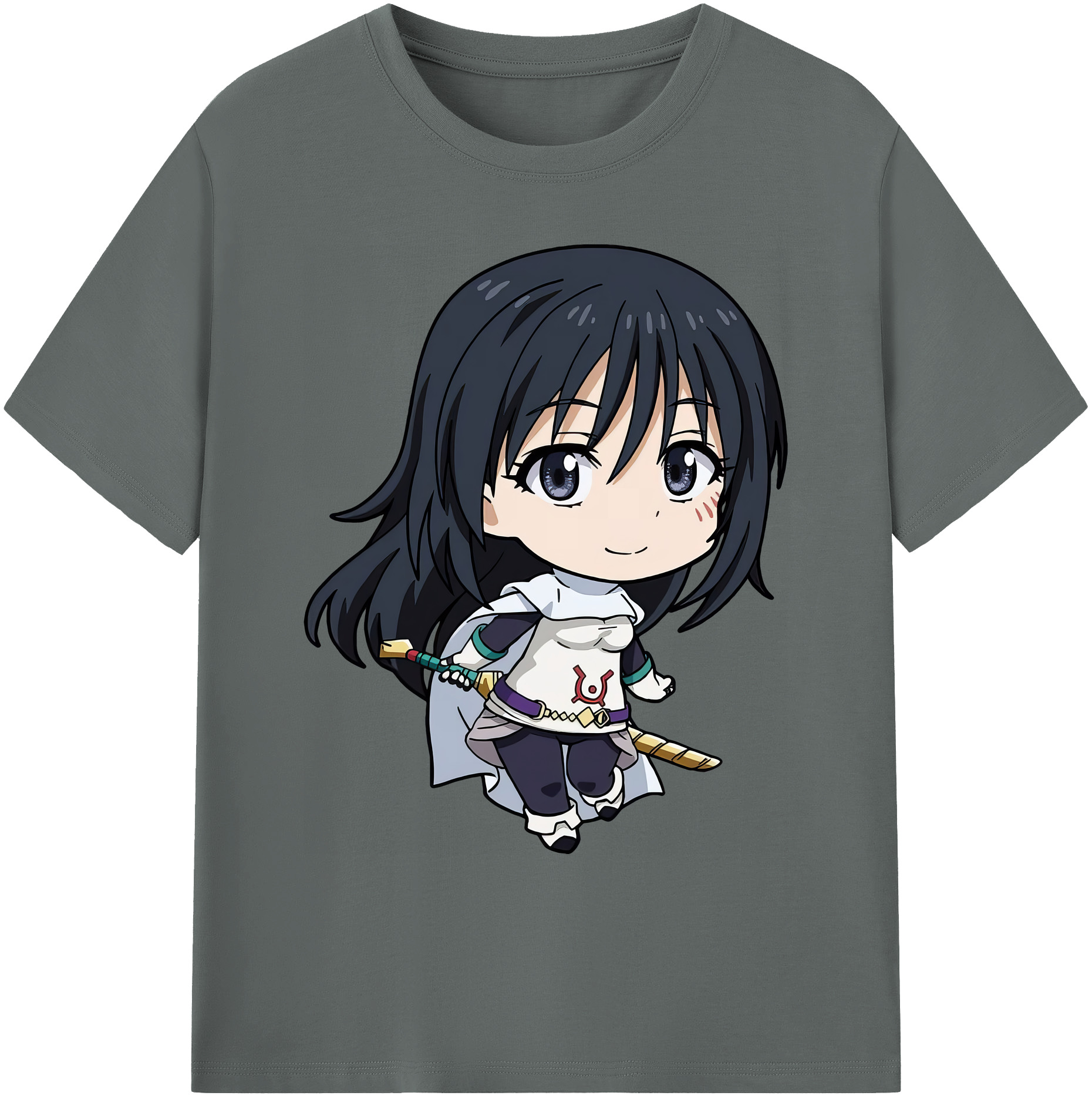 （画像用） 転スラ Regarding Reincarnated to Slime 綿100％ メンズ半袖Tシャツ｜肌触りやわらか＆通気性